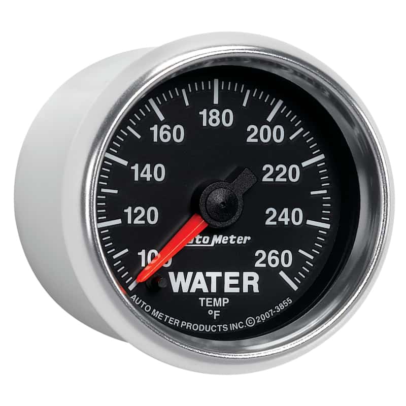 AutoMeter — Autometer GS 100-260 degree Electronic Water Temperature Gauge
2-1/16" WATER TEMP, - view 10