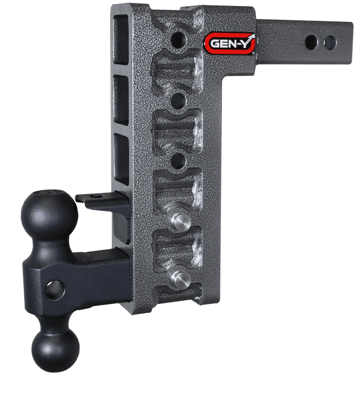 GEN-Y Hitch — Gen-Y Mega Duty 2in Shank 10in Drop 1.5K TW 10K Hitch w/GH-031 Dual-Ball/GH-032 Pintle Lock
Drop Hitch - view 1