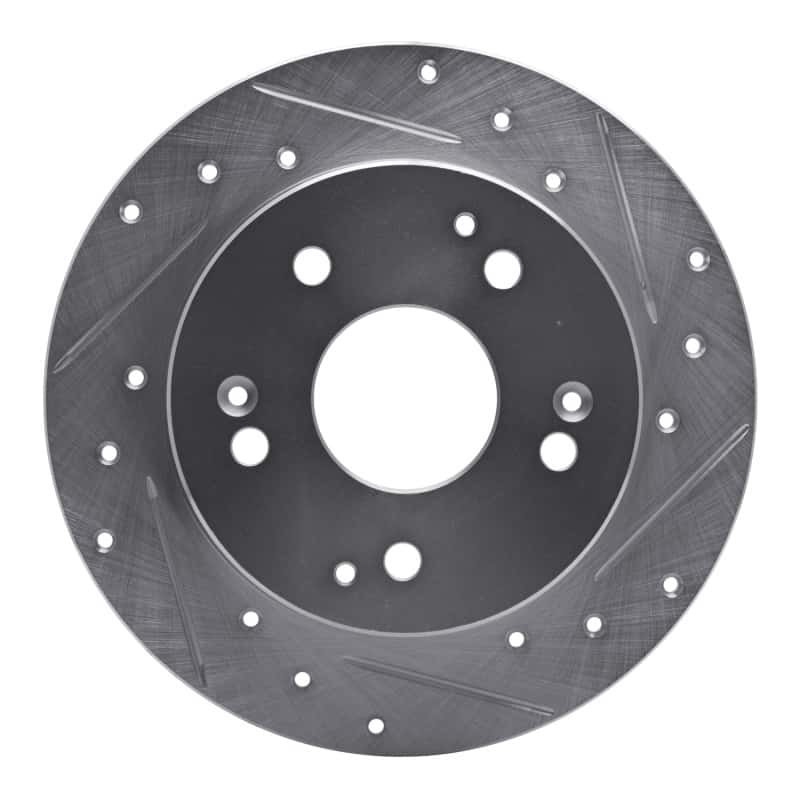 R1 Concepts — R1 97-01 Acura Integra Rear Right Drilled & Slotted Silver Brake Rotor
R1 Brake Rotor Drill - view 1