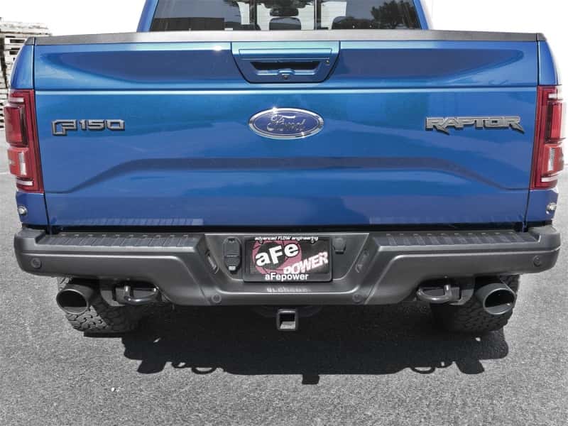 aFe — aFe MACH Force-Xp 3in to 3-1/2in 304 SS Cat-Back Exhaust w/Black Tip 17-18 Ford F-150 Raptor V6 3.5L
Cat-Back Exhaust - view 7