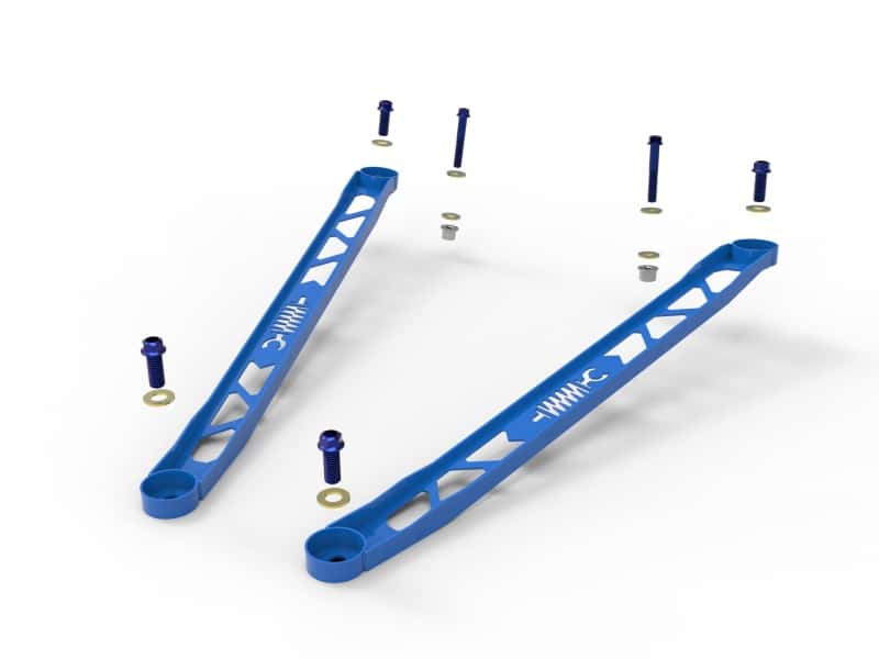 aFe — aFe CONTROL 304 Stainless Steel Front Suspension Strut Brace Blue - Toyota GR Supra (A90) 20-21
Front Strut Brace - view 4