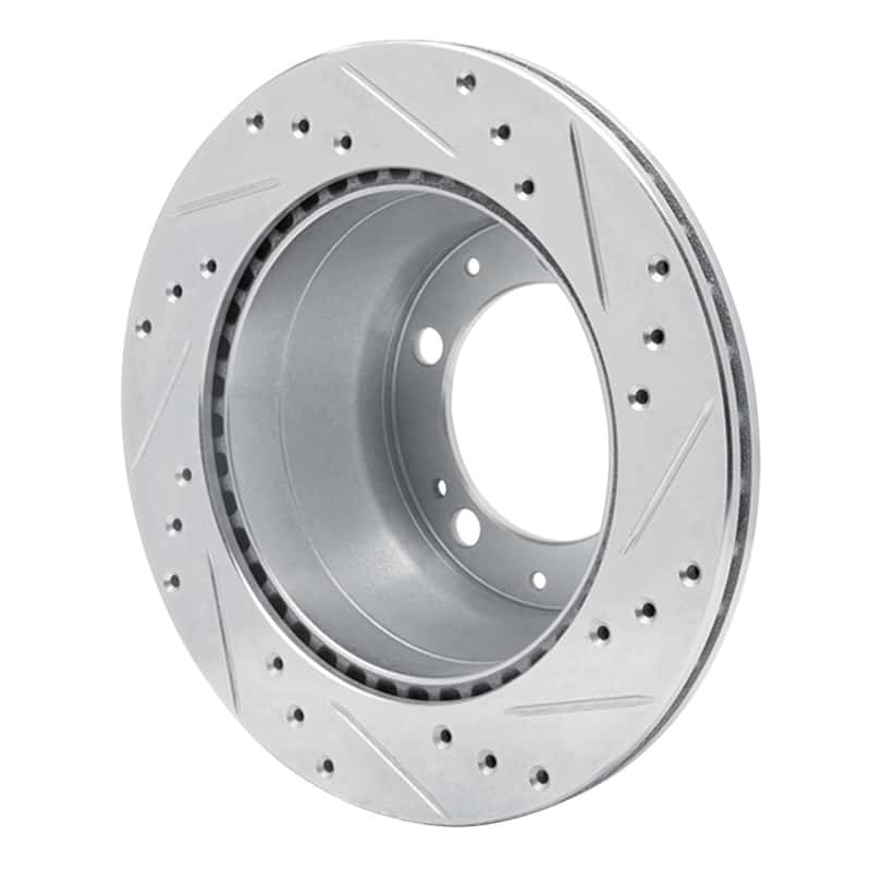 R1 Concepts — R1 87-89 Porsche 944 Except Turbo Rear Left Drilled & Slotted Silver Brake Rotor
R1 Brake Rotor Drill - view 4