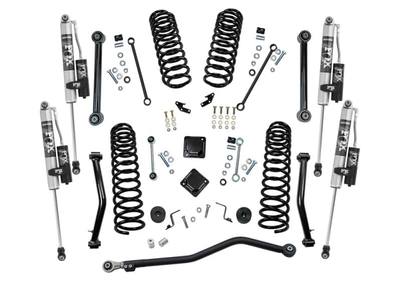 Superlift — Superlift 20-22 Jeep Gladiator JT (NO Mojave) 4WD 4in Dual Rate Coil Lift Kit w/Fox 2.0 Res Shocks
Superlift 20-22 Jeep Gladiator JT (Incl Rubicon) 4in Dual Rate Coil Lift Kit - view 2