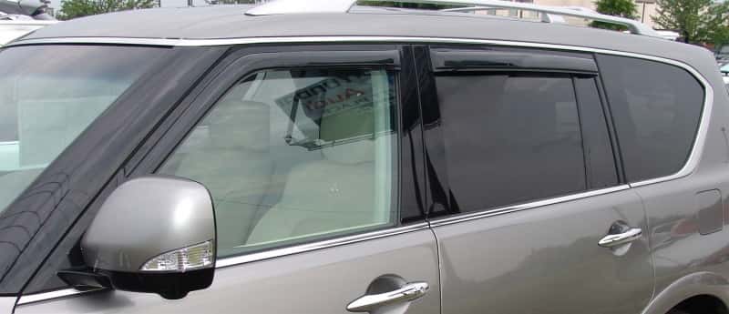 AVS — AVS 11-13 Infiniti QX56 Ventvisor Outside Mount Window Deflectors 4pc - Smoke
Side Window Vent
VENTVISOR 4PC - view 2