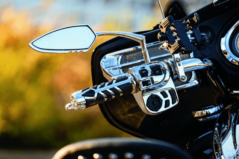 Kuryakyn — Kuryakyn Raised Mirror Adaptors Metric Models (Excluding Yamaha) Chrome - view 2