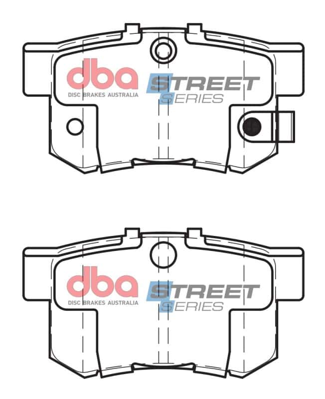 DBA — DBA 99-09 Honda S2000 Rear Street Series Brake Pad Set
Brake Pad - view 2
