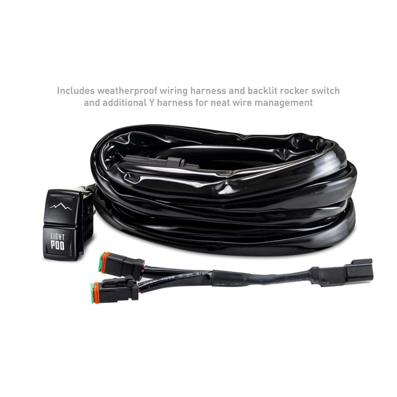 Borne Off-Road — Borne Off-Road 21+ Bronco Light Pods 4pc Ditch 3x3 Flood - view 6