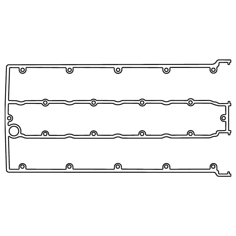 Cometic Gasket — Cometic Ford EAO Cosworth YB .060in AFM Valve Cover Gasket - Early Engines
Valve Cover Gasket - view 1
