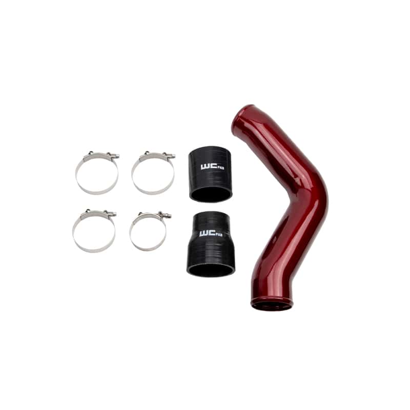 Wehrli — Wehrli 13-18 Cummins 6.7L Driver Side 3.5 in. Intercooler Pipe - WCFab Red
Dr IC Pipe 13-18 RED - view 1