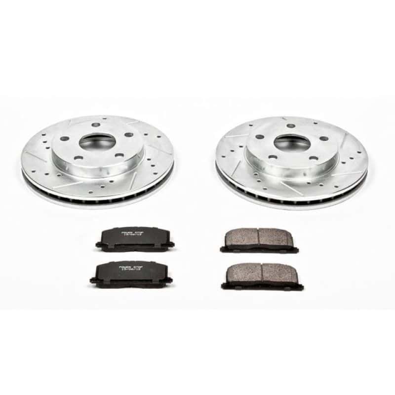 PowerStop — Power Stop 91-95 Toyota MR2 Front Z23 Evolution Sport Brake Kit - view 1