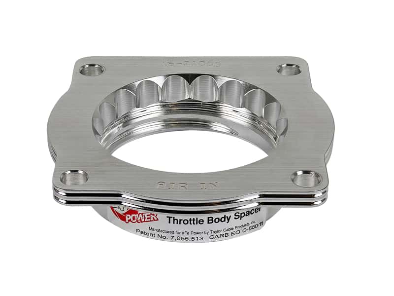 aFe — aFe Silver Bullet Throttle Body Spacers TBS BMW 5 Series (E60) 06-10 V8-4.8L
Throttle Body Spacer
TBdySpacer - view 4