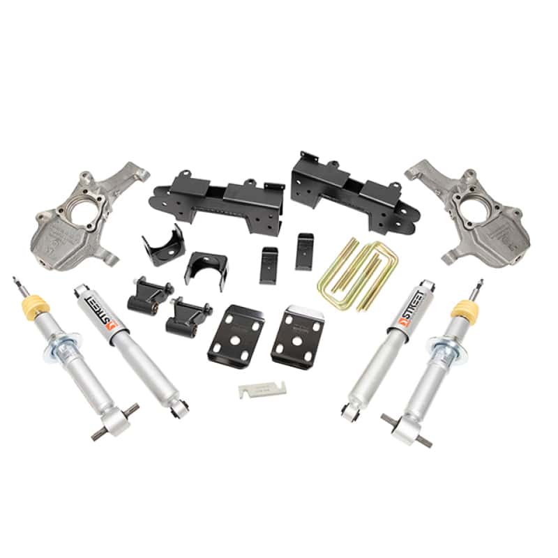 Belltech — Belltech LOWERING Kit 2019 Chevy Silverado 1500/GMC Sierra 1500 4x4 4in Front/6in Rear
LOWERING KIT - view 4