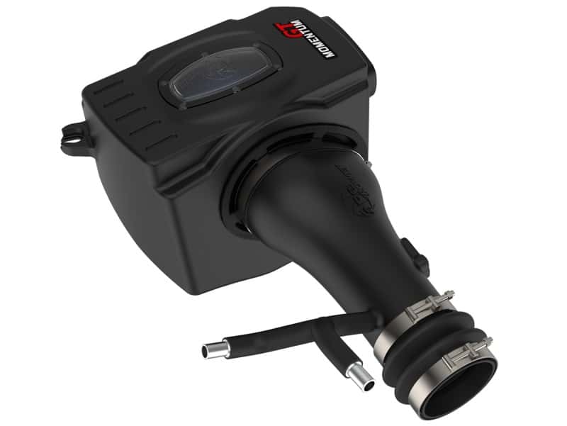 aFe — aFe Momentum GT Pro 5R Cold Air Intake System 17-18 Nissan Titan V8 5.6L
Momentum GT Intake - view 3