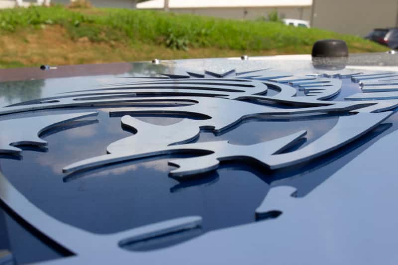 Fishbone Offroad — Fishbone Offroad 97-02 Jeep Wrangler TJ Hood Louver Raw Unpainted - view 7