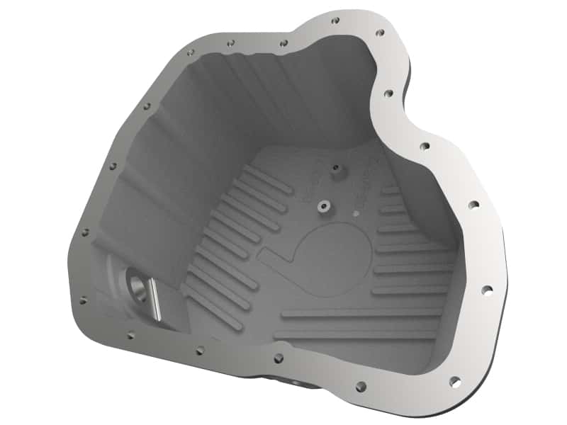 aFe — aFe 011-16 GM Diesel Trucks V8-6.6L LML Engine Oil Pan Black POWER Pro Series w/ Machined Fins
Engine Oil Pan - view 3
