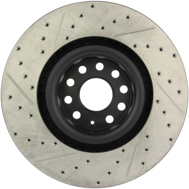 Stoptech — StopTech 09 VW Passat CC / 06-09 Passat Slotted & Drilled Left Front Rotor
Disc Brake Rotor
Slot/Drill Rotor - view 3