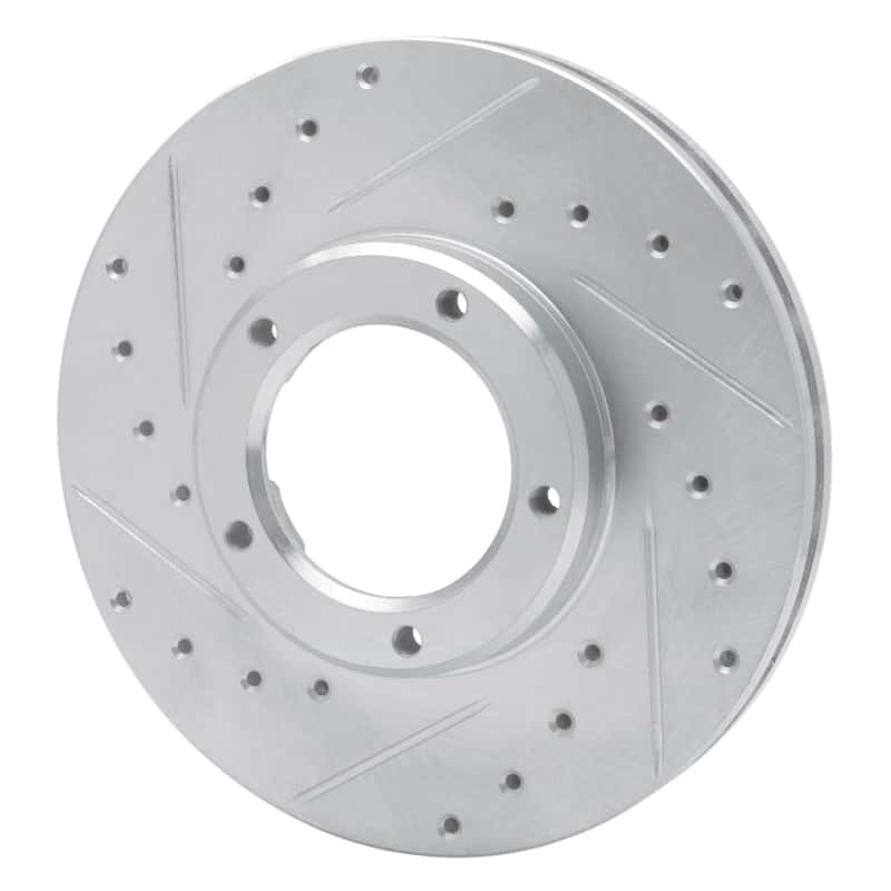 R1 Concepts — R1 85-92 Toyota Pickup Front Left Drilled & Slotted Silver Brake Rotor
R1 Brake Rotor Drill - view 2