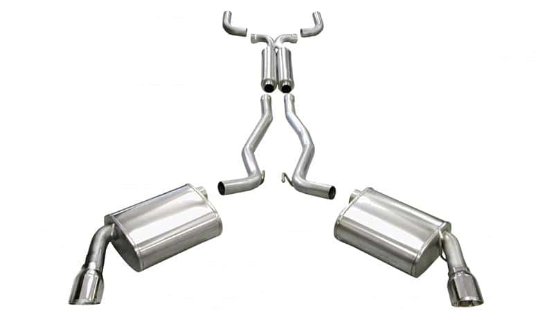 CORSA Performance — Corsa 2010-2015 Chevrolet Camaro Coupe SS 6.2L V8 Auto Polished Sport Cat-Back + XO Exhaust
Exhaust - view 2