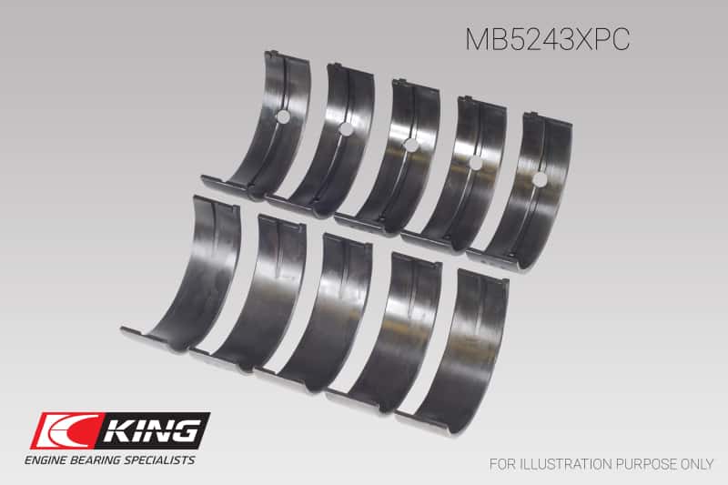 King Engine Bearings — King Engine Bearings Nissan Sr20De (Size 0.26) Main Bearing Set - view 3
