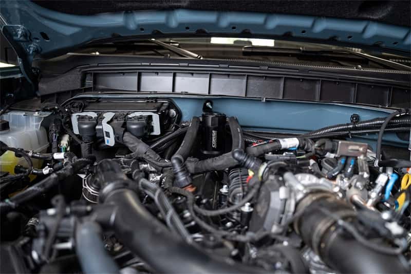 CORSA Performance — Corsa 2021-2025 Ford Bronco 2.7L Aluminum Oil Catch Can
Accessory - view 4