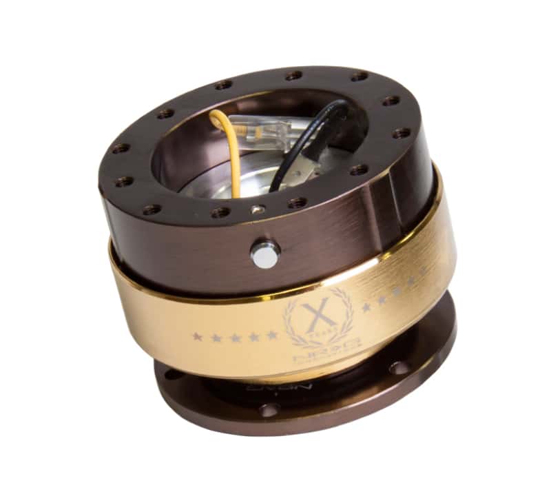 NRG — NRG Quick Release Gen 2.0 - Bronze Body / Chrome Gold Ring - view 1