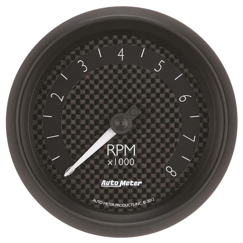 AutoMeter — Autometer GT Series 3-3/8in In Dash 8K RPM Tachometer
3-3/8" TACH, 8,000 R - view 2