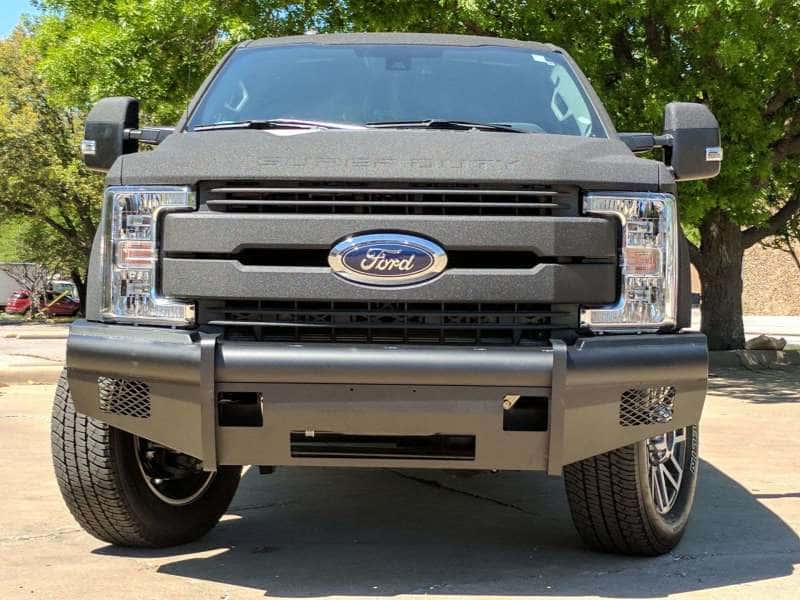 Road Armor — Road Armor 17-20 Ford F-250 Vaquero Front Non-Winch Bumper - Tex Blk - view 3