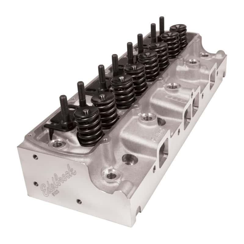 Edelbrock — Edelbrock SB Oldsmobile Performer RPM Cylinder Heads for Hydraulic Roller Cam - view 6