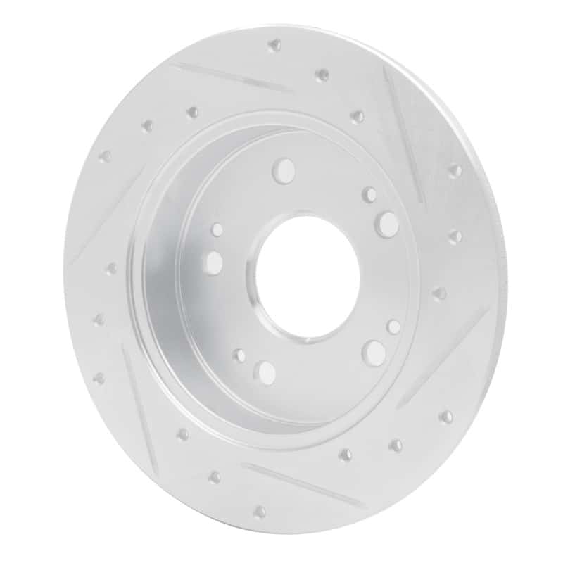 R1 Concepts — R1 06-15 Honda Civic Si Rear Left Drilled & Slotted Silver Brake Rotor
R1 Brake Rotor Drill - view 4
