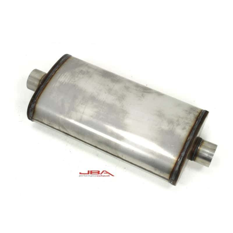 JBA — JBA Universal Dual Core 304SS Muffler 22x11x6 3in Inlet Diameter
Muffler - view 2