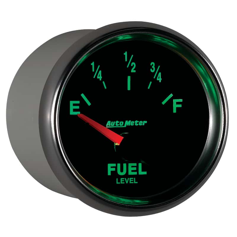 AutoMeter — Autometer GS 52mm 0-90 ohms Short Sweep Electronic Fuel Level GM Gauge
2-1/16" FUEL LEVEL, - view 13