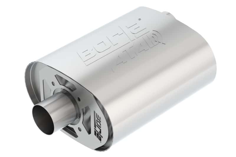 Borla — Borla CrateMuffler Ford 5.0L Coyote ATAK 2.5in Offset/Center 12in x 6in x 10.34in Muffler
CrateMuffler - view 2