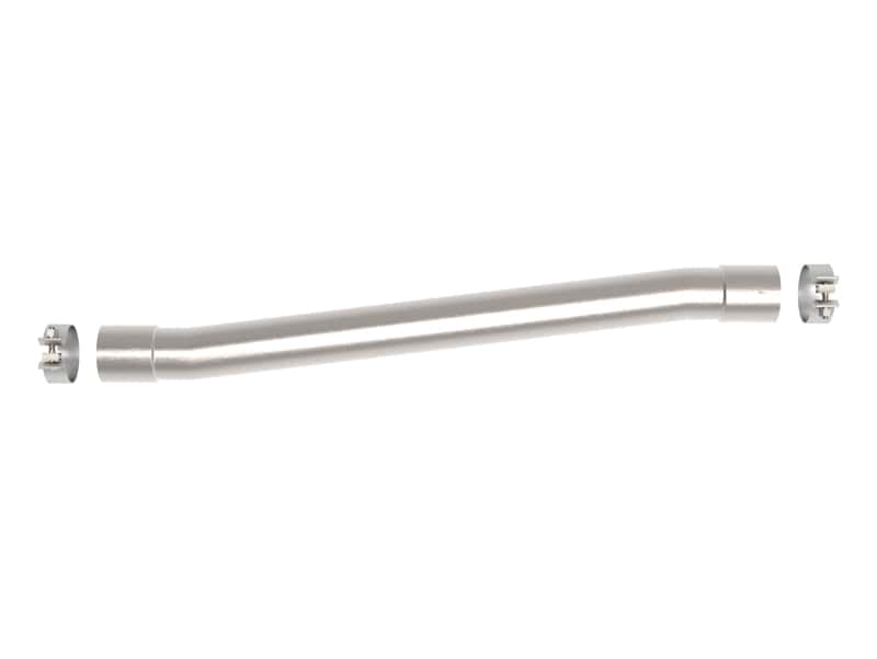 aFe — aFe Apollo GT Series 3in 409 SS Muffler Delete Pipe 2019 GM Silverado/Sierra 1500 V8-6.2L
Muffler Delete Pipe - view 2