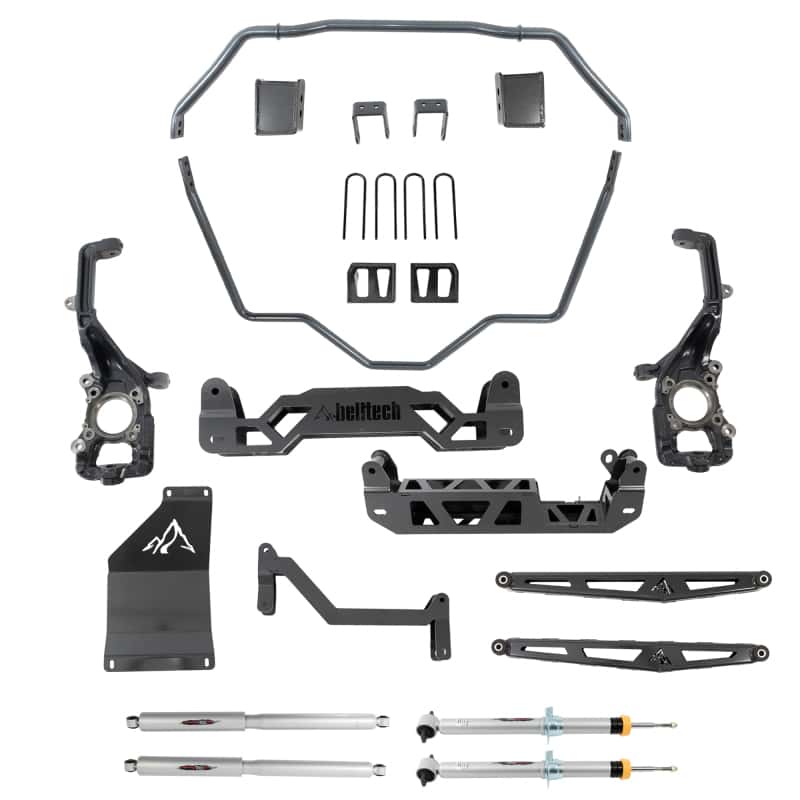 Belltech — Belltech 2021+ Ford F150 4WD Trail Performance 6-7in. Base Lift Kit w/ Shocks
LIFT KIT - view 2