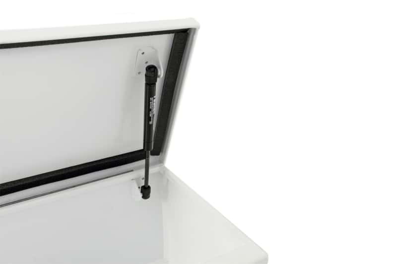 Dee Zee — Dee Zee Universal Tool Box - Hardware Side Mount - White 60In
ToolBxTrkBedSideRail - view 2