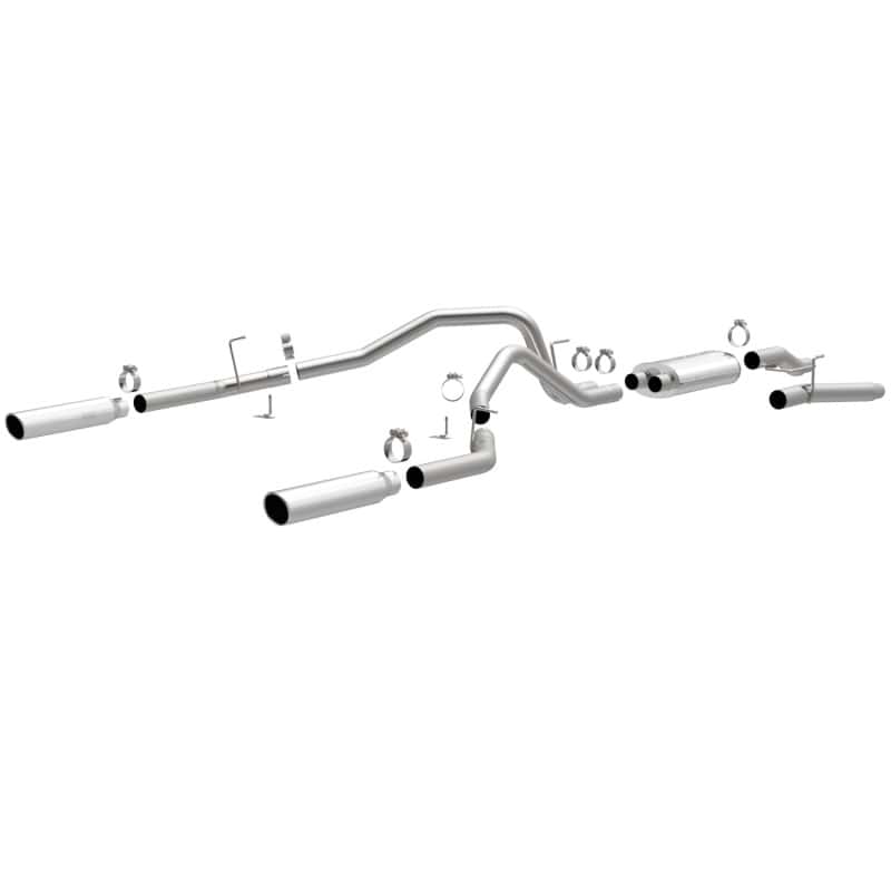 Magnaflow — MagnaFlow SYS C/B 09 F-150 EC-CC/SB dual splt
Cat-Back - view 1