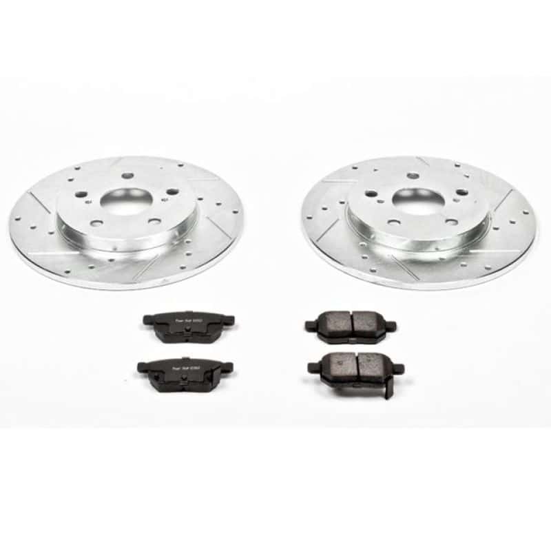 PowerStop — Power Stop 09-10 Pontiac Vibe Rear Z23 Evolution Sport Brake Kit - view 1