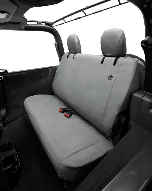 Bestop — Bestop 18-23 Jeep Wrangler JL 2-Door Rear Seat Covers (Charcoal) - view 1