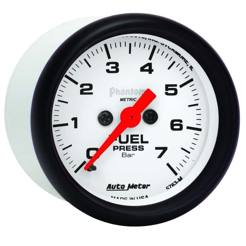 AutoMeter — AutoMeter Gauge Fuel Pressure 2-1/16in. 7Bar Digital Stepper Motor Phantom
2" FUEL PRESS, 0-7 B - view 7
