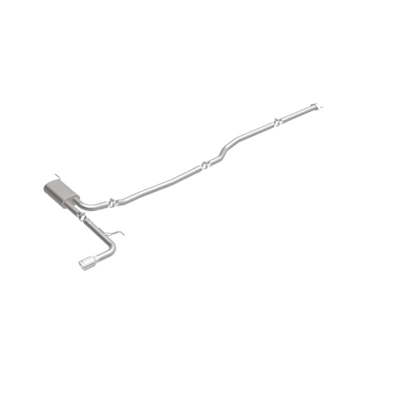 Magnaflow — MagnaFlow Cat Back, SS, 2.5in, Street, Single Straight Pass. Polished 4in Tip, 2015 Ford Fusion 2.5L
Cat-Back - view 5