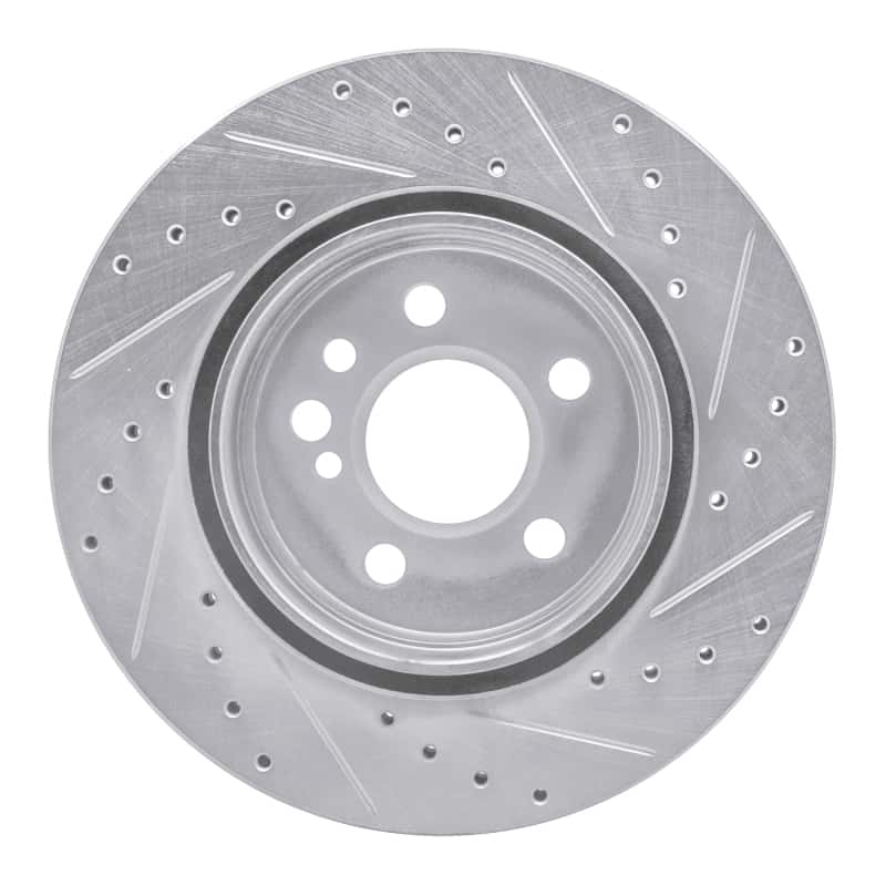 R1 Concepts — R1 92-99 Mercedes-Benz 600SEL Rear Left Drilled & Slotted Silver Brake Rotor
R1 Brake Rotor Drill - view 5