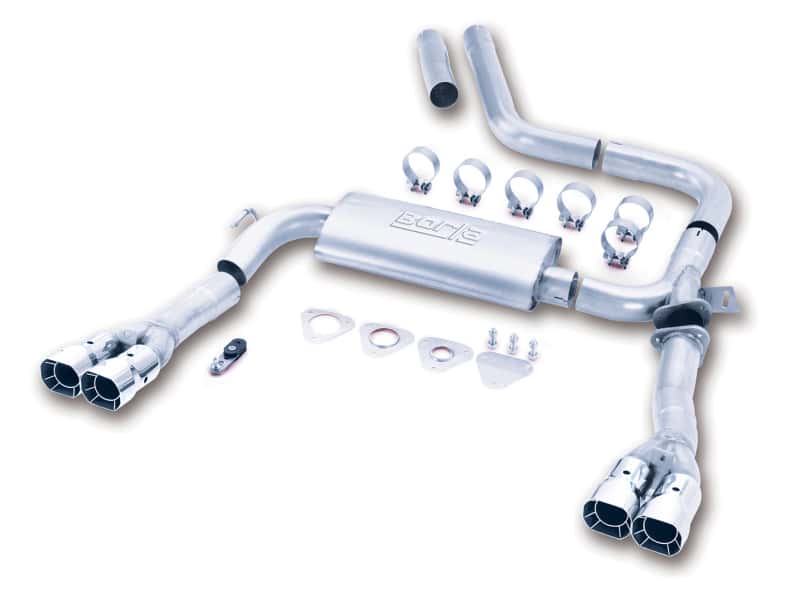 Borla — Borla 98-01 CAMARO/TRANS AM 5.7L V8 AT/MT Catback Exhaust Quad Tips
Cat-Back System
ExhstSysKt - view 1
