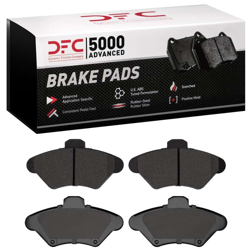 DFC — DFC 93-97 Ford Thunderbird Front 5000 Advanced Low Metallic Brake Pads
DFC Brake Pad Set - view 4