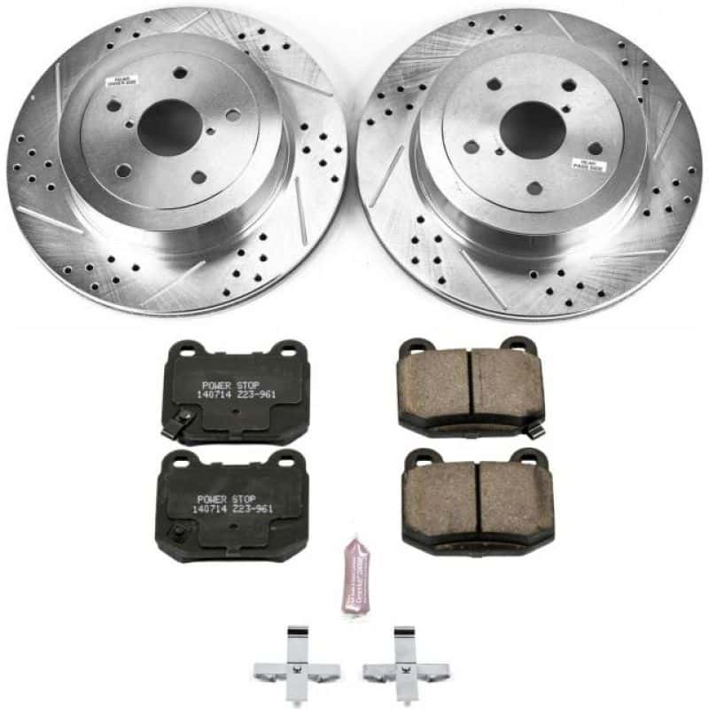 PowerStop — Power Stop 05-07 Subaru Impreza Rear Z23 Evolution Sport Brake Kit - view 1