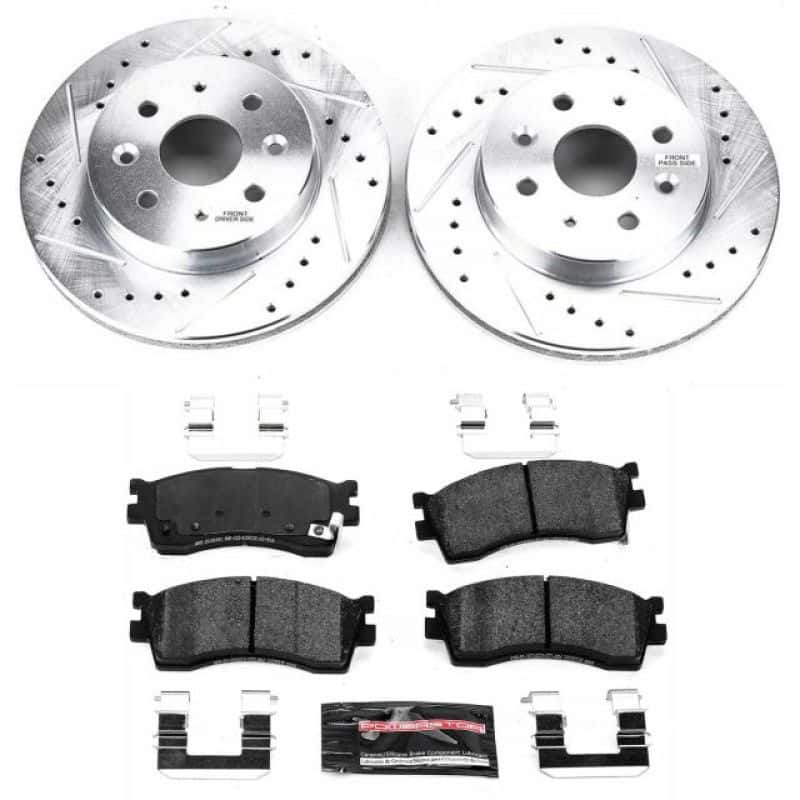 PowerStop — Power Stop 03-05 Kia Rio Front Z23 Evolution Sport Brake Kit - view 1