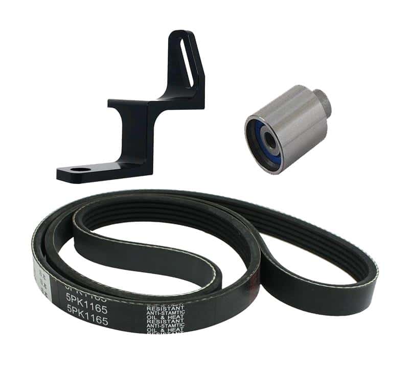 Torque Solution — Torque Solution Reversed Intake Manifold Alternator Relocation Bracket Kit: 02-14 Subaru WRX - view 2