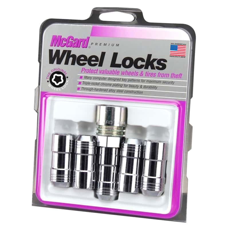 McGard — McGard Wheel Lock Nut Set - 5pk. (Cone Seat) M14X1.5 / 22mm Hex / 1.965in. Length - Chrome - view 6