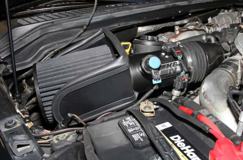 K&N Engineering — K&N 08-10 Ford F250/F350/F450/F550 Super Duty 6.4L V8 DSL Black Performance Intake Kit
Performance Air Inta
Air Intake System - view 10