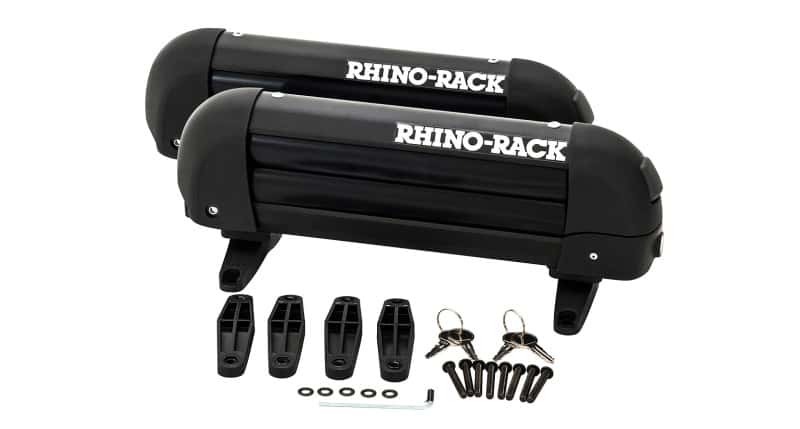 Rhino-Rack — Rhino-Rack Universal Ski Carrier - Fits 2 Pairs of Skis - Black - view 1