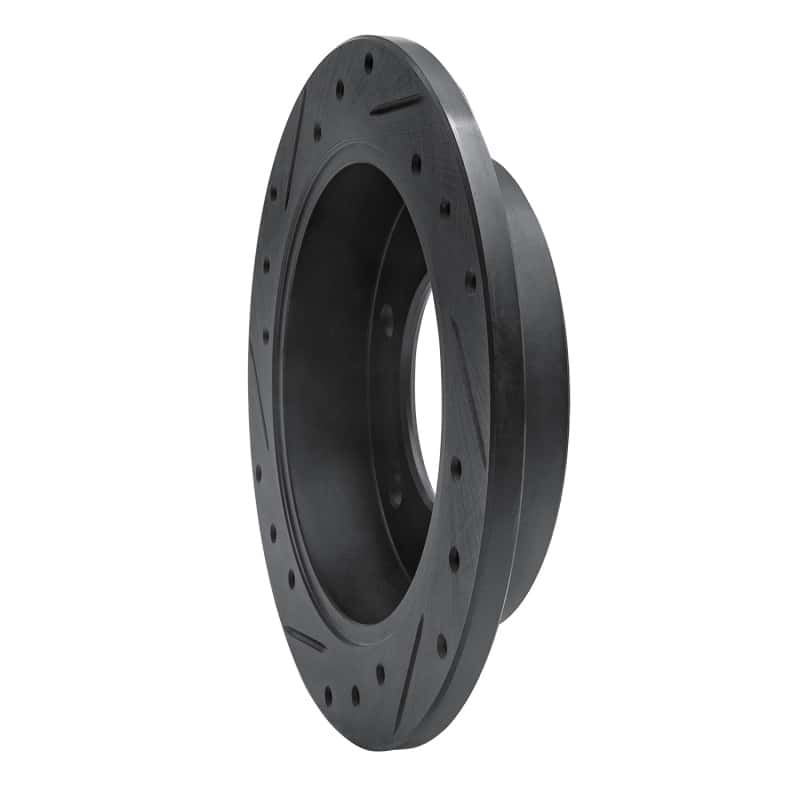 R1 Concepts — R1 88-95 Isuzu AMIGO Rear Right Drilled & Slotted Black Brake Rotor
R1 Brake Rotor Drill - view 4